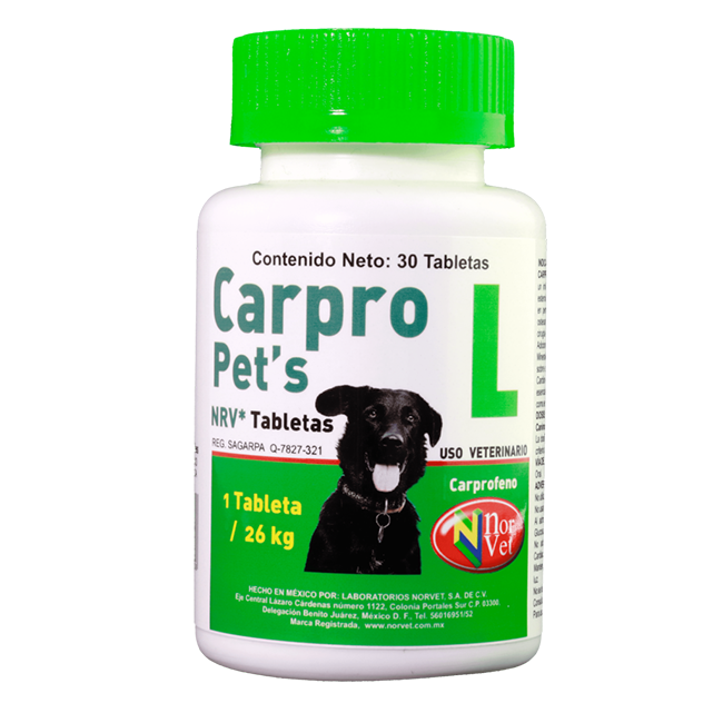 Carpro Pet´S L 30 Tabs - Norvet Carpro Pet´S L 30 Tabs - Norvet
